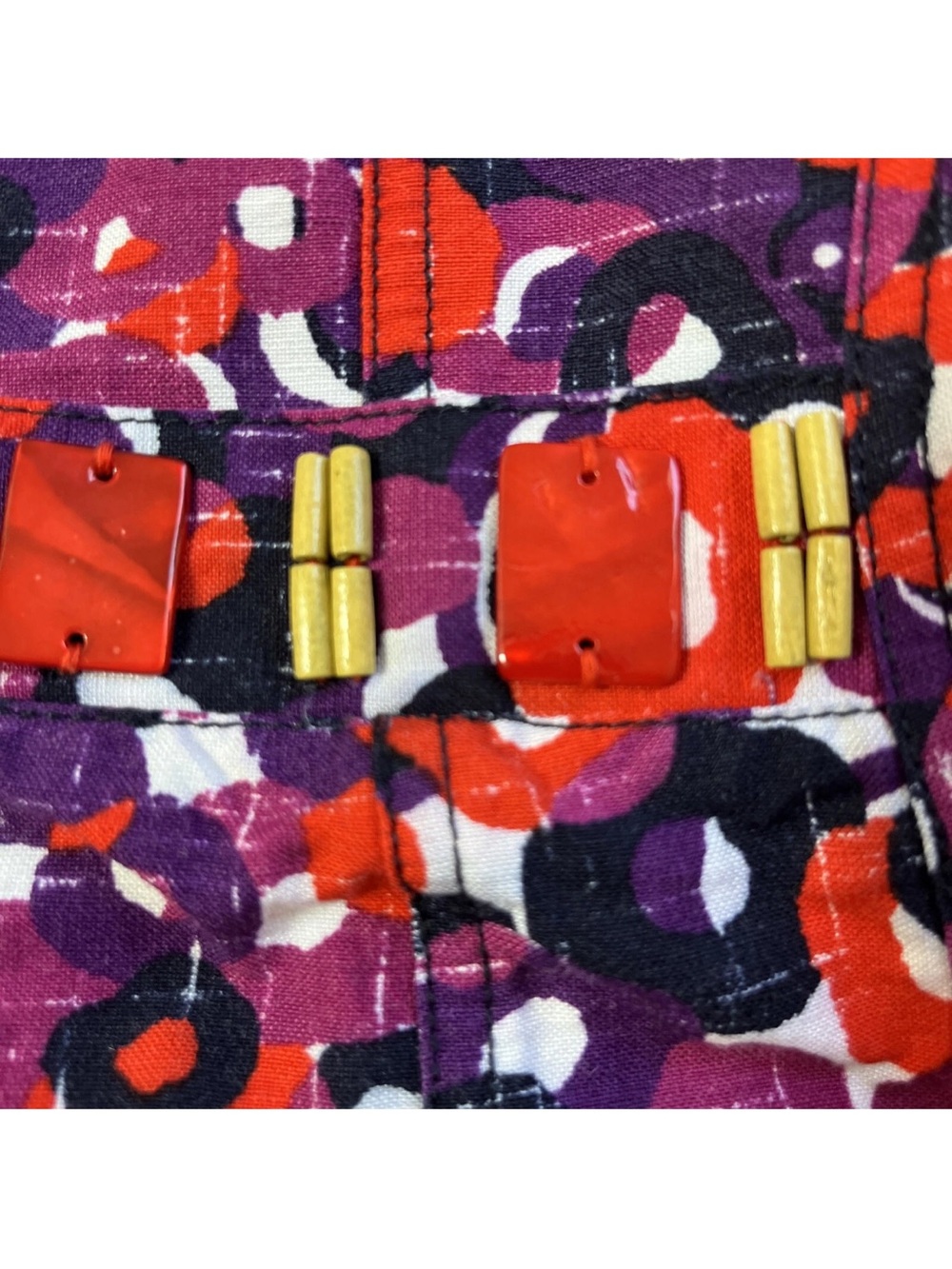 Ruby Rd. Red & Purple Floral Beaded Jacket - Picture 9 of 16